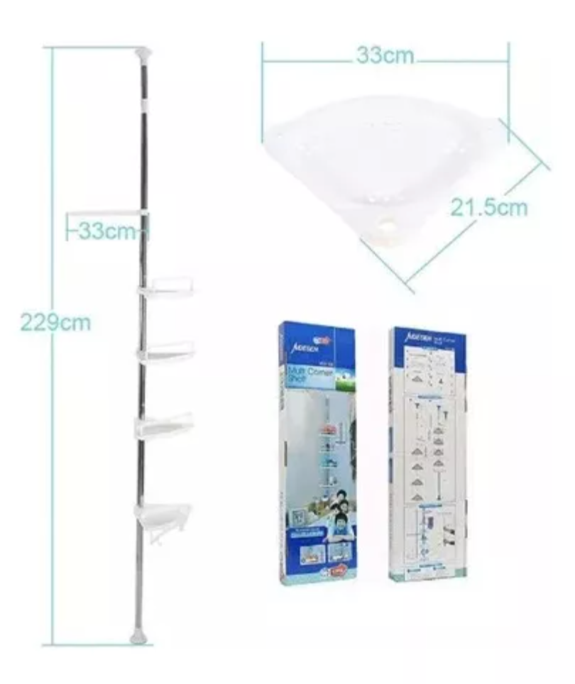 Organizador de Baño Esquinero